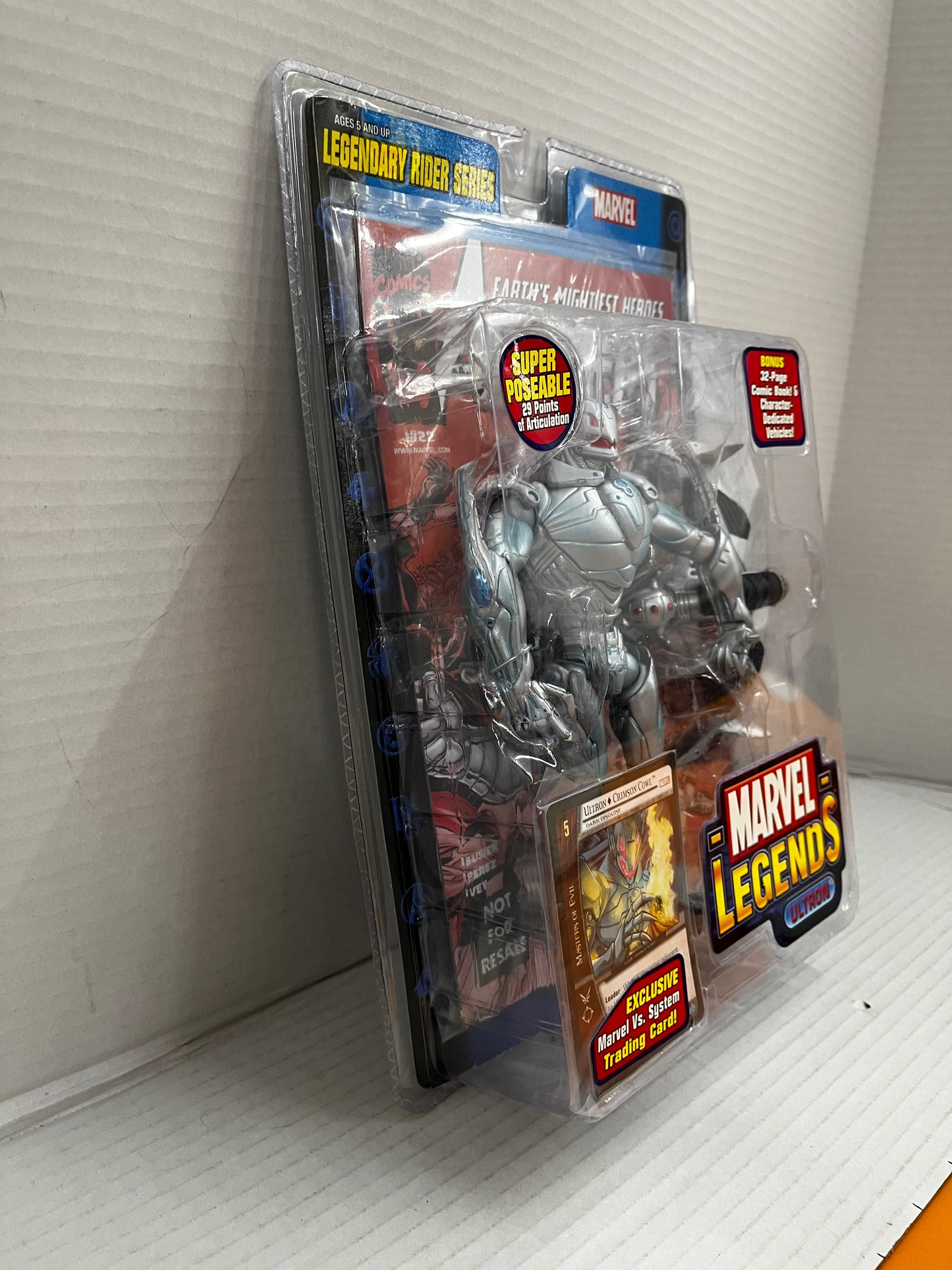 Marvel Legends ULTRON 6" Action Figure Toy Biz Legendary Riders Series 2005