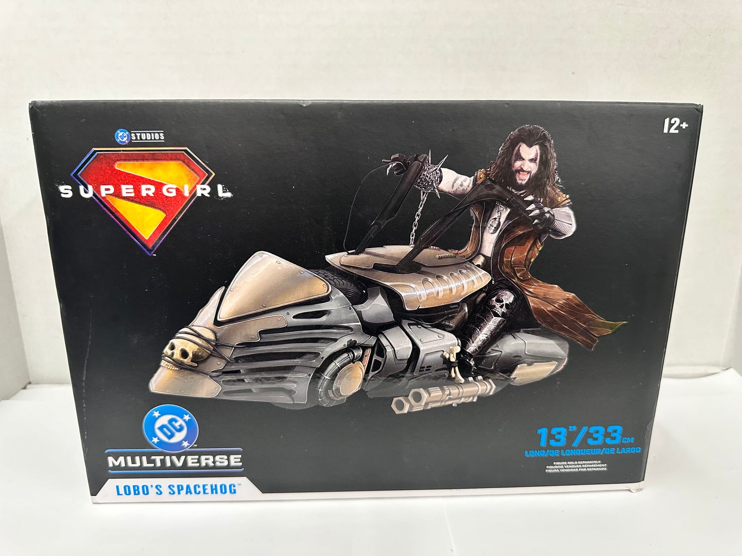 McFarlane Toys DC Multiverse Supergirl Movie Lobo's Spacehog Vehicle Open Box