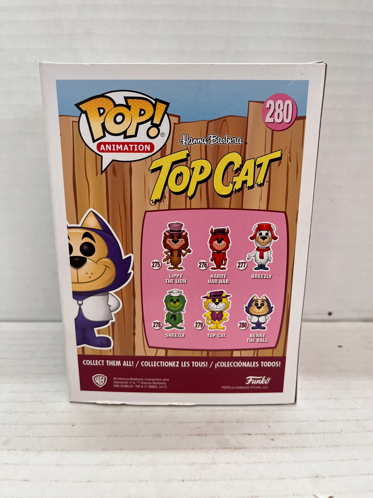 FUNKO POP ! BENNY THE BALL 280 TOP CAT POP ANIMATION