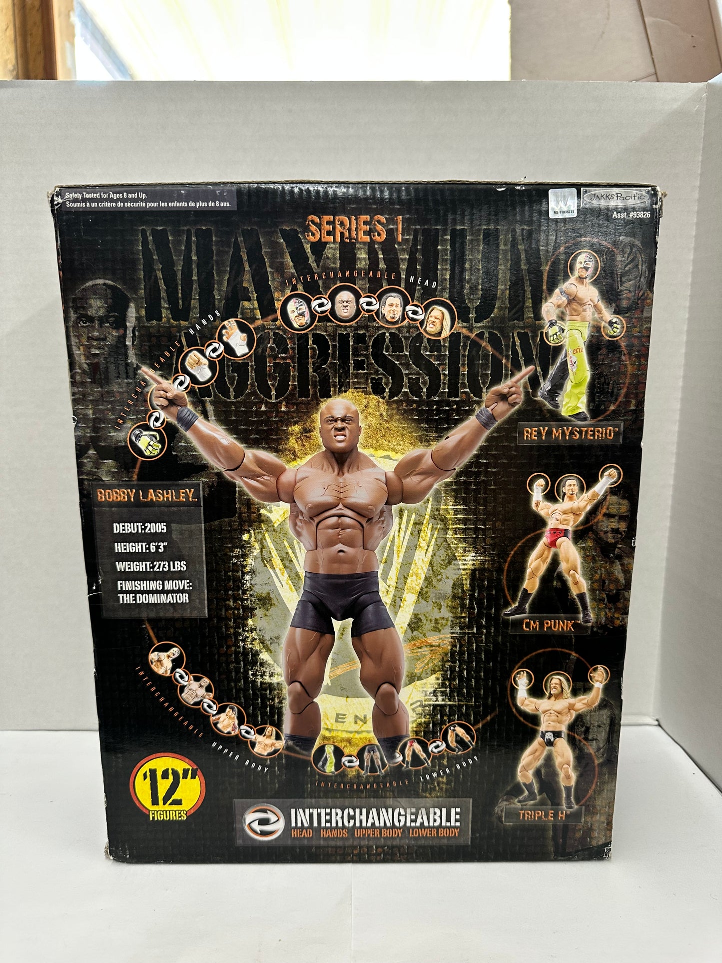 Bobby Lashley Maximum Aggression Series 1 12 inch Figure New