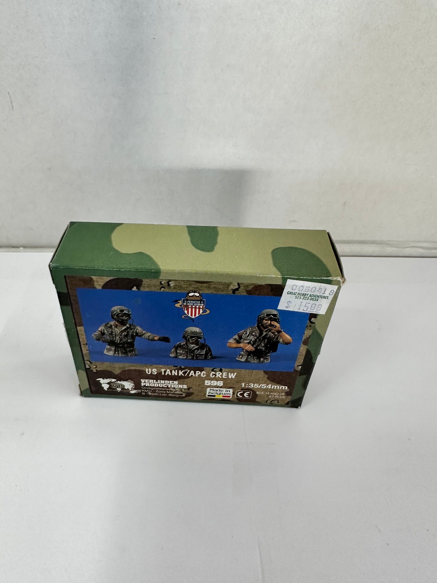 Verlinden 596 US Tank/APC Crew Operation Desert Storm 54mm 1/35 Scale Kit 1:35