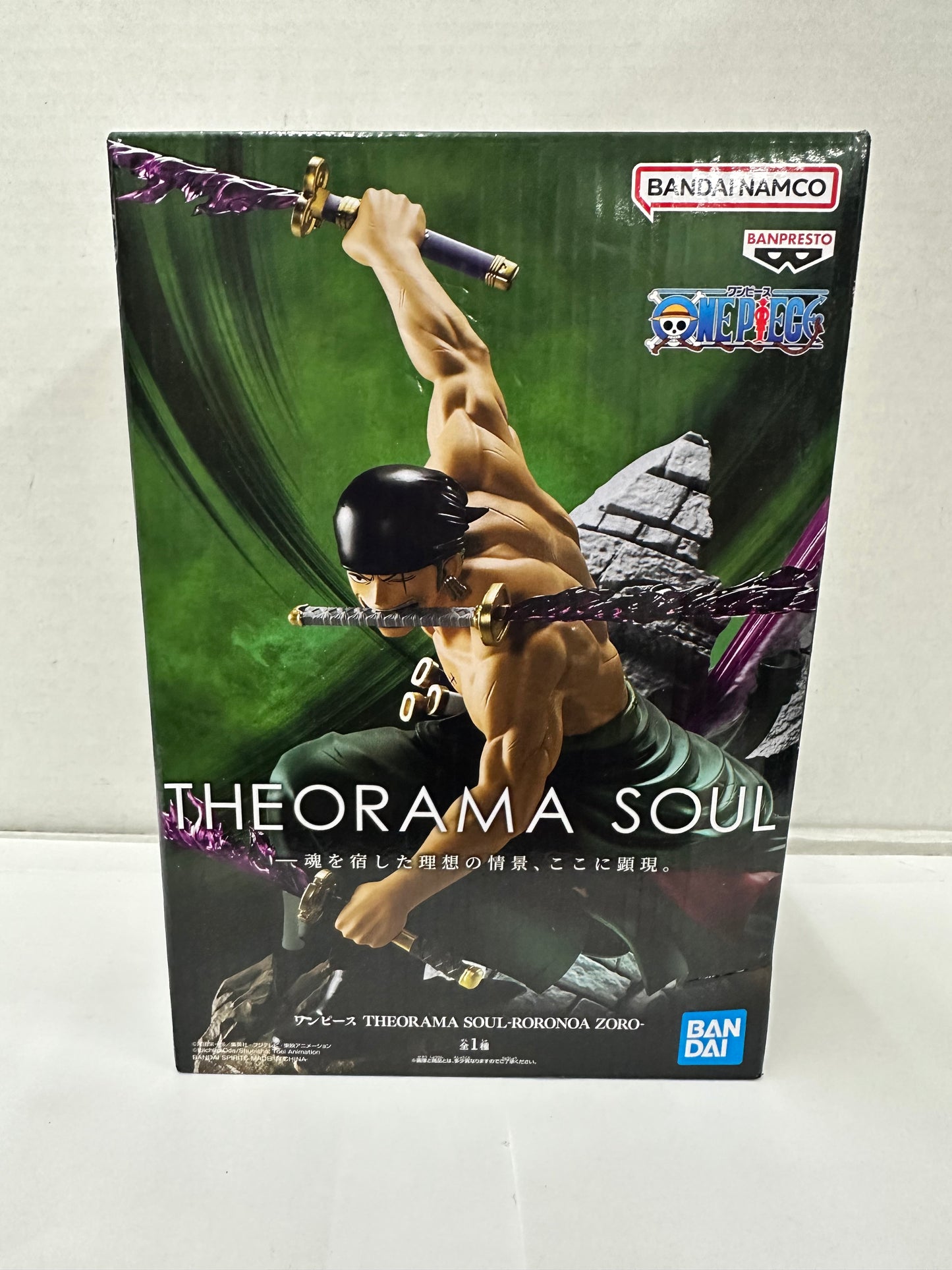 Banpresto One Piece Theorama Soul Roronoa Zoro Figure New Sealed BANDAI NAMCO
