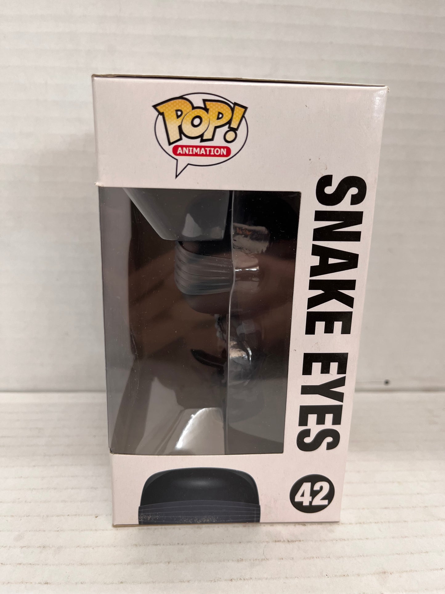 Funko Pop! 42 Snake Eyes GIJoe Animation 2015 Vinyl Figure