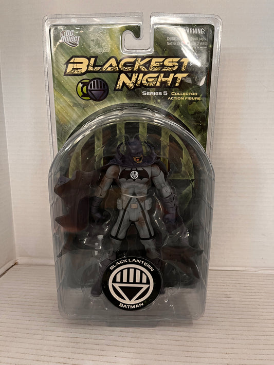 DC Direct Blackest Night Series 5 Black Lantern Batman Figure