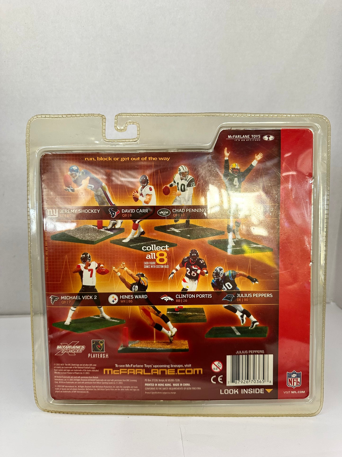 McFarlane SportsPicks NFL Series 7 Julius Peppers Carolina Panthers 90 NIB