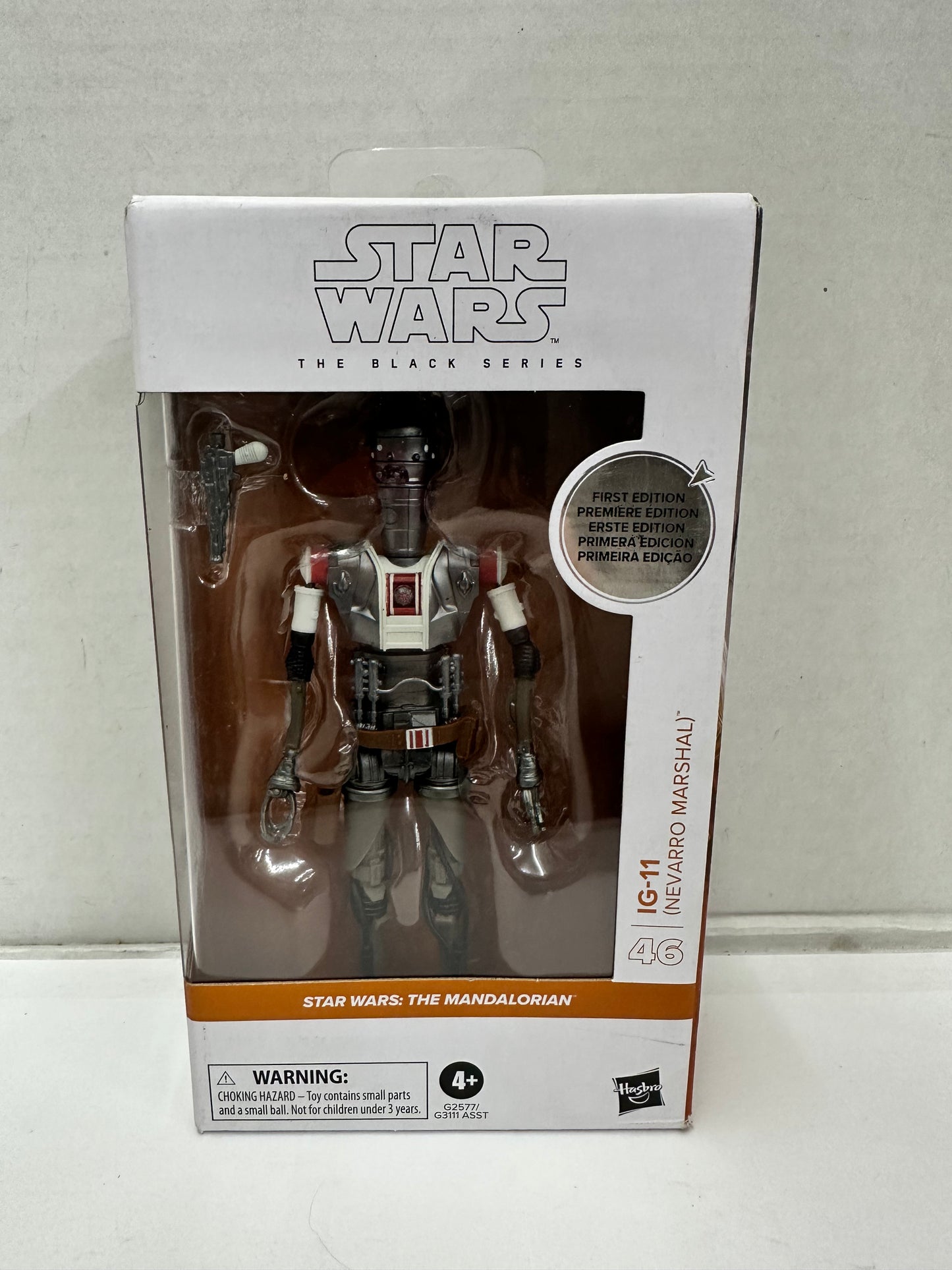 Star Wars 6" Black Series: IG-11 (NEVARRO MARSHAL) FIRST EDITION (White box)!