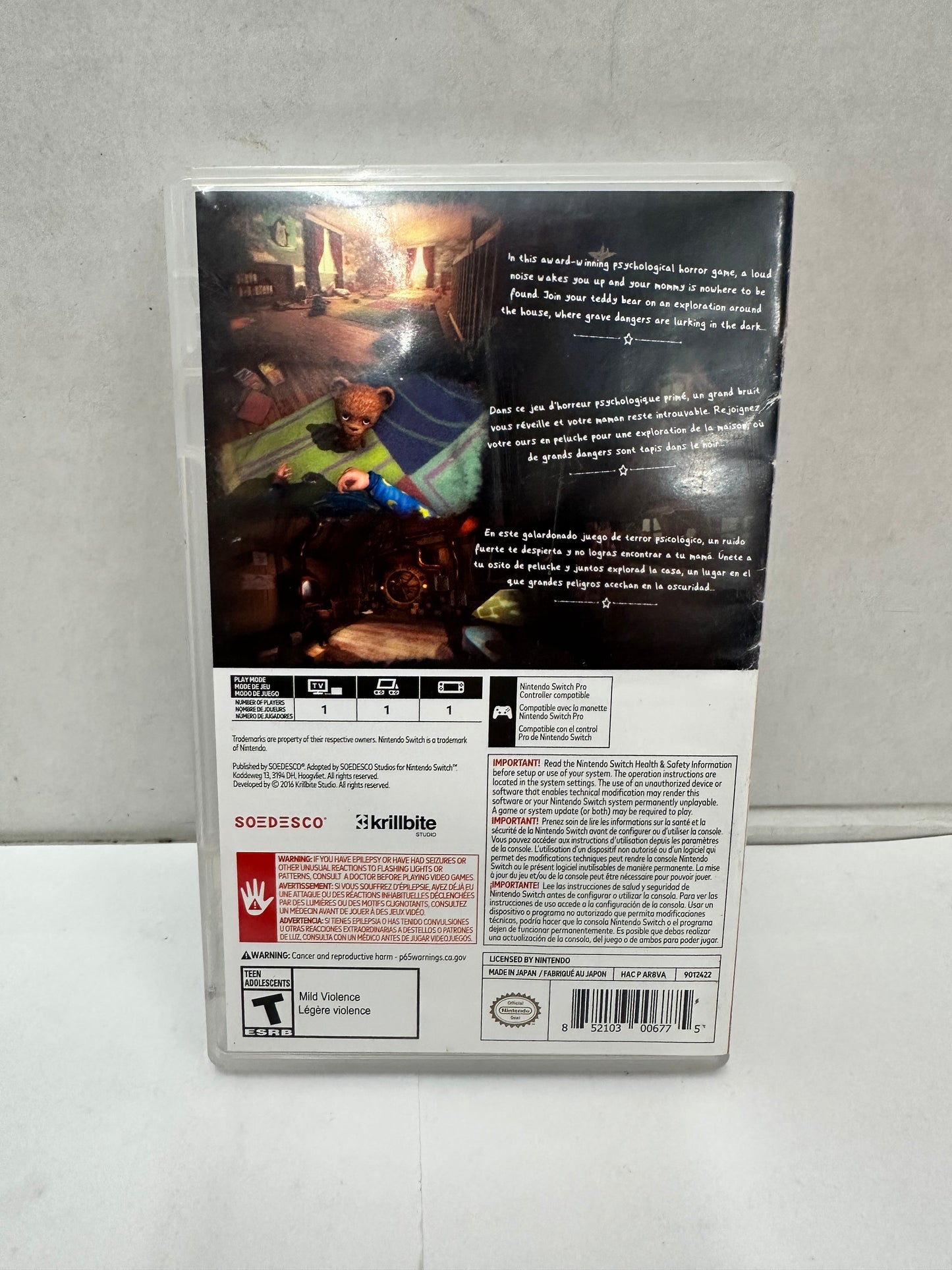 Among the Sleep - Enhanced Edition (Nintendo Switch, 2019)