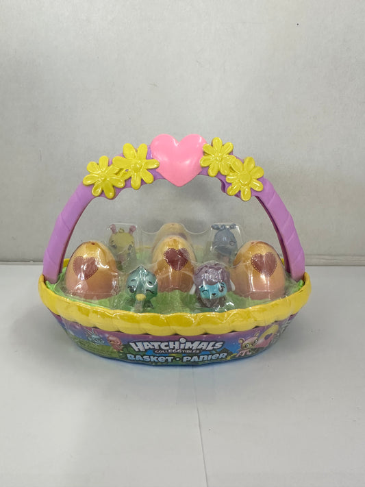 Hatchimals CollEGGtibles Basket with 6 Hatchimals NEW Lamb Chick Easter