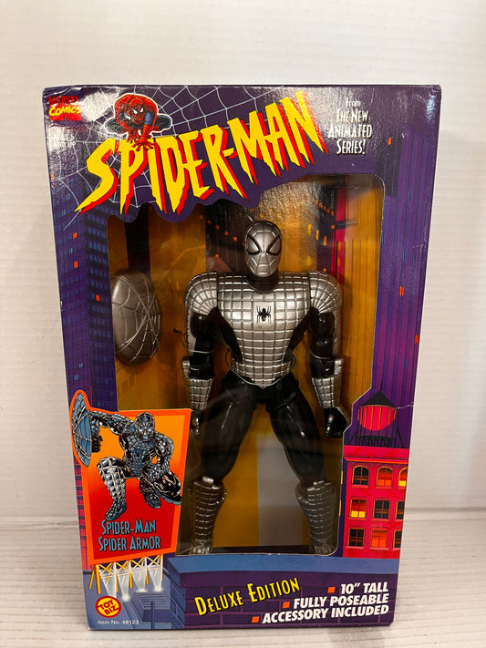 1996 Toy Biz Spider-Man Spider Armor 10" Deluxe Edition Action Figure