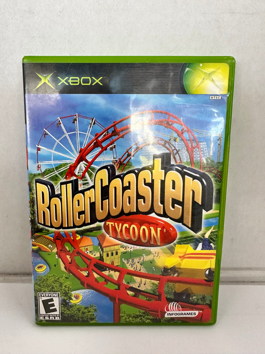 Roller Coaster Tycoon (Original XBOX, 2003) Untested