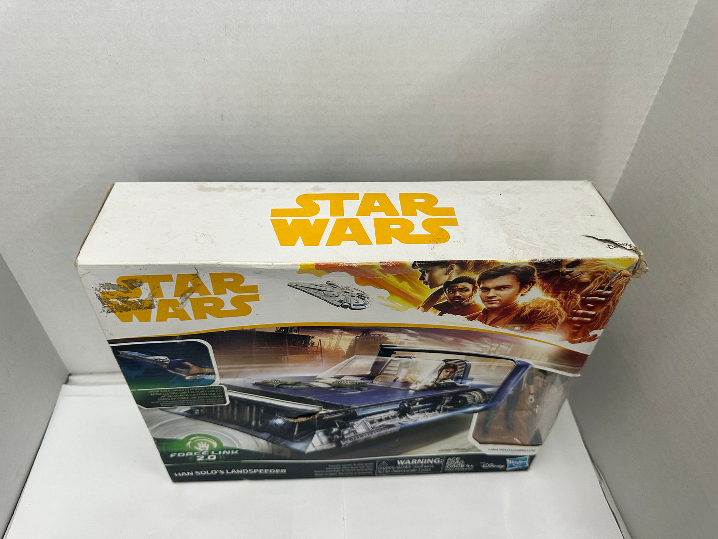 Star Wars Force Link 2.0 Han Solo Landspeeder Vehicle & Corellia Figure E1263