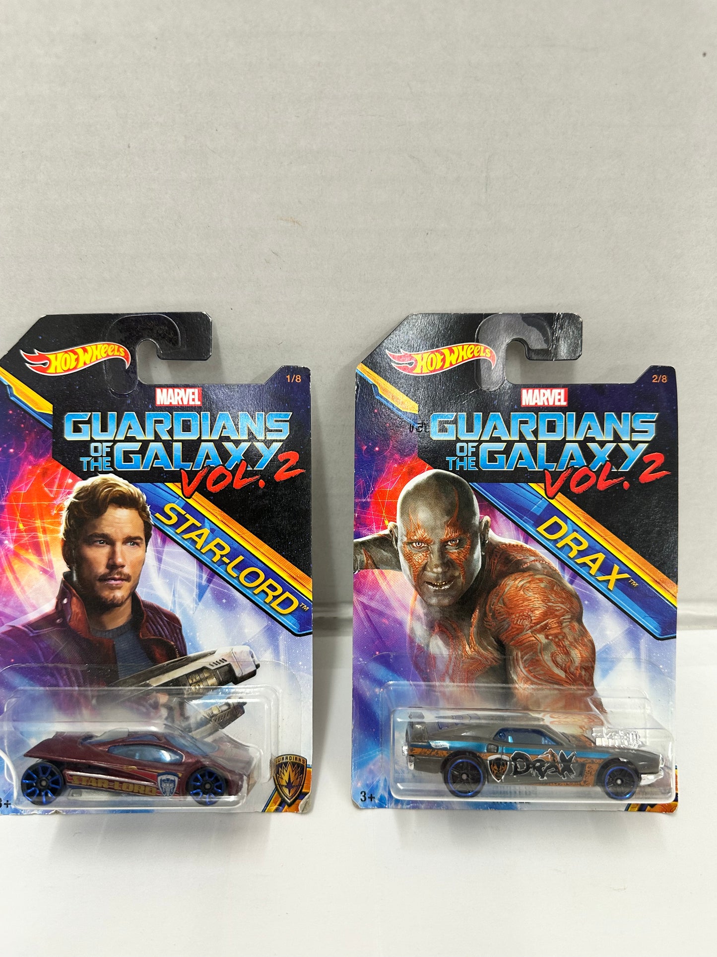 Hot Wheels Guardians of The Galaxy Vol. 2 Set of 8 Cars Lot Sealed Marvel MCU
