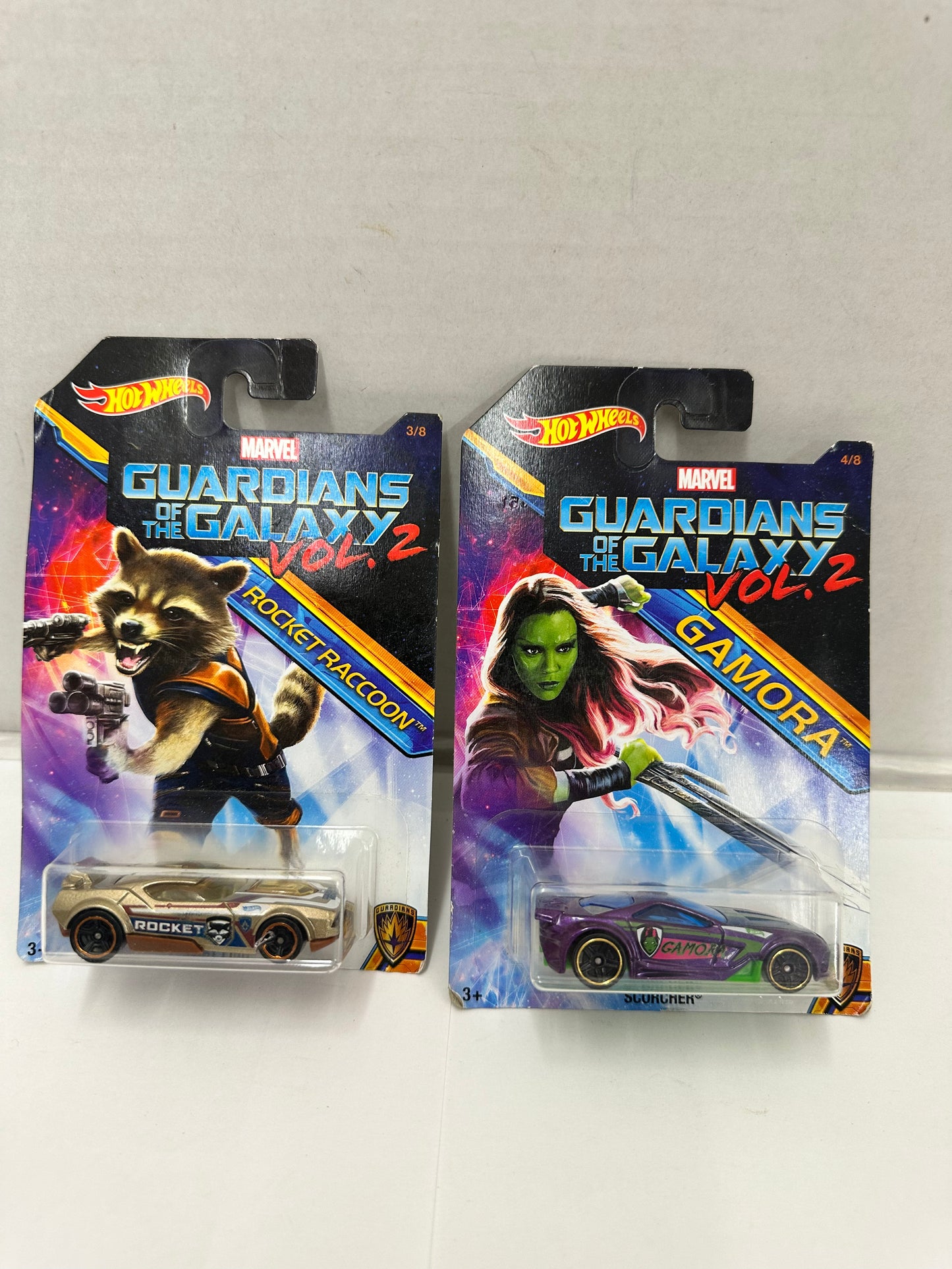 Hot Wheels Guardians of The Galaxy Vol. 2 Set of 8 Cars Lot Sealed Marvel MCU