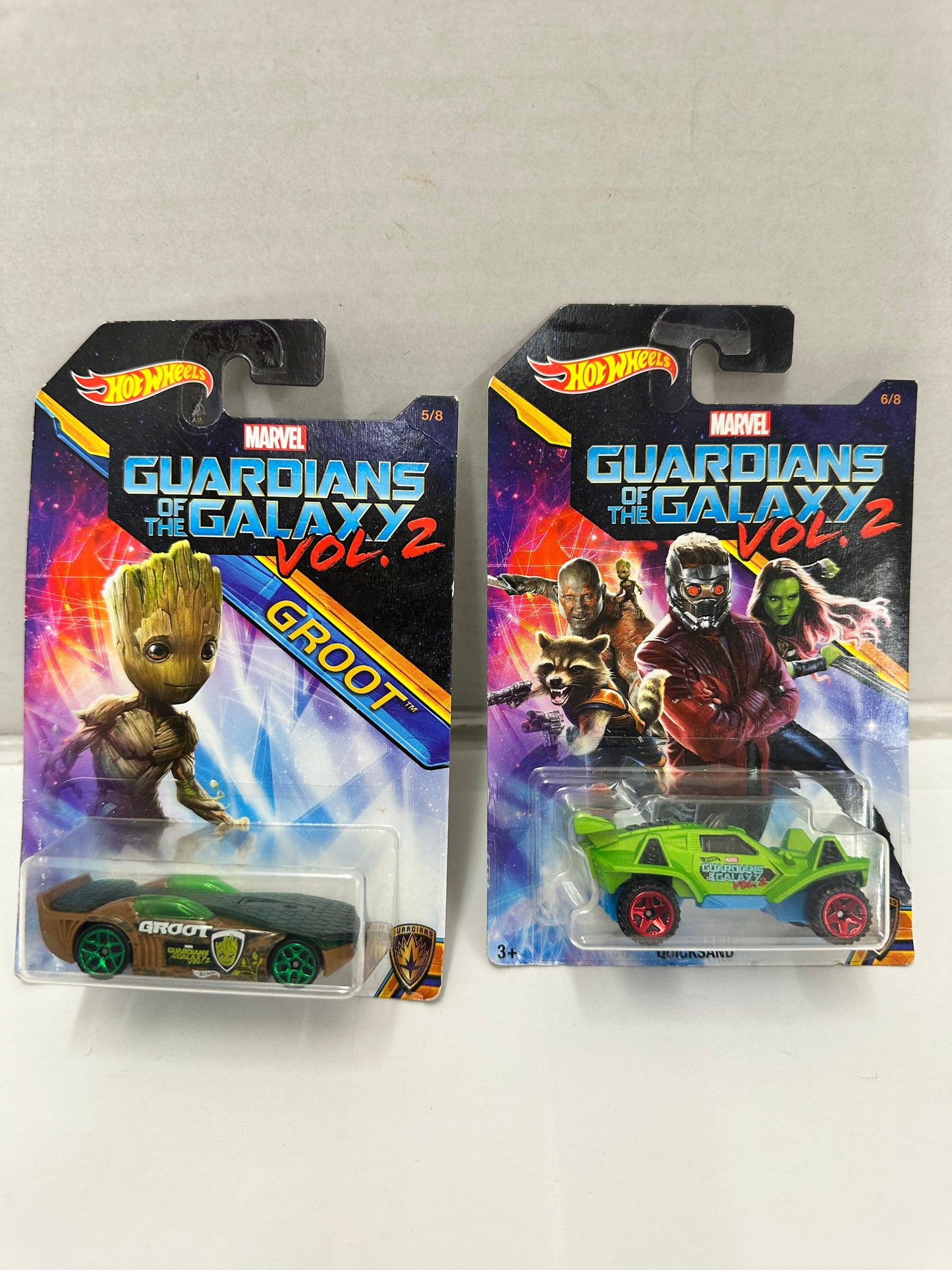 Hot Wheels Guardians of The Galaxy Vol. 2 Set of 8 Cars Lot Sealed Marvel MCU