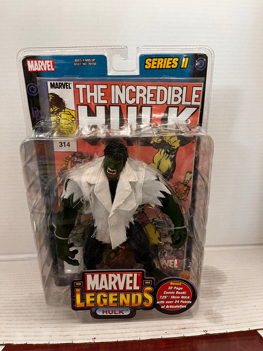 Marvel Legends HULK Variant White Torn Shirt 2002 Series II 2 Toy Biz Comic