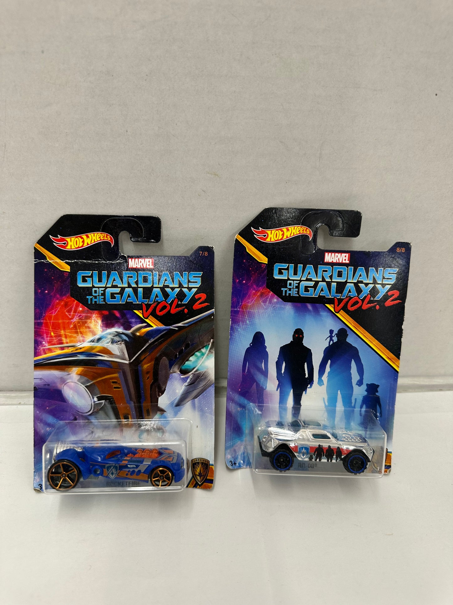 Hot Wheels Guardians of The Galaxy Vol. 2 Set of 8 Cars Lot Sealed Marvel MCU