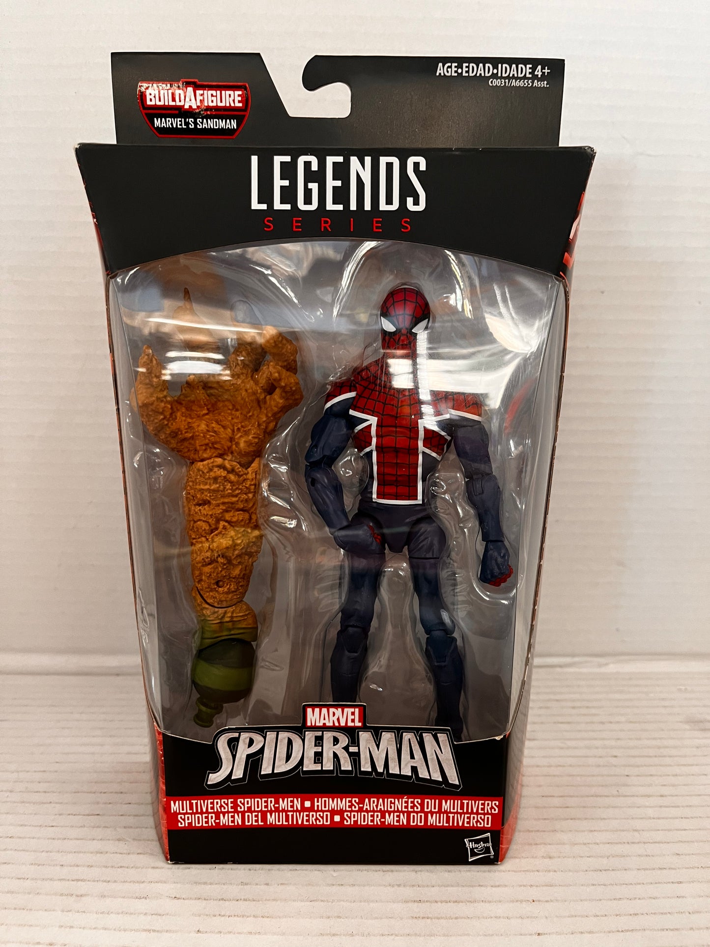 Marvel Legends Spider-Man Sandman BAF Spider-UK Action Figure