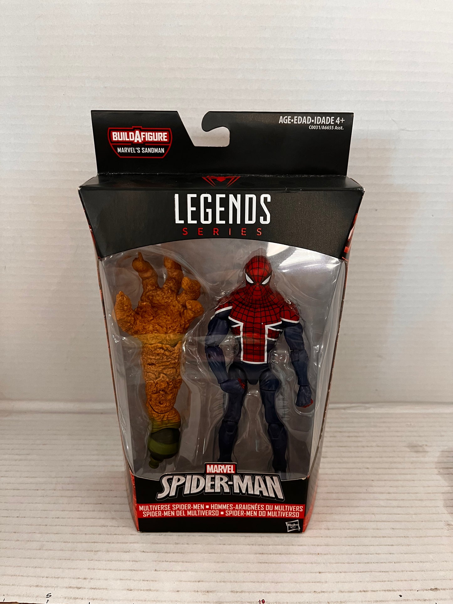 Marvel Legends Spider-Man Sandman BAF Spider-UK Action Figure