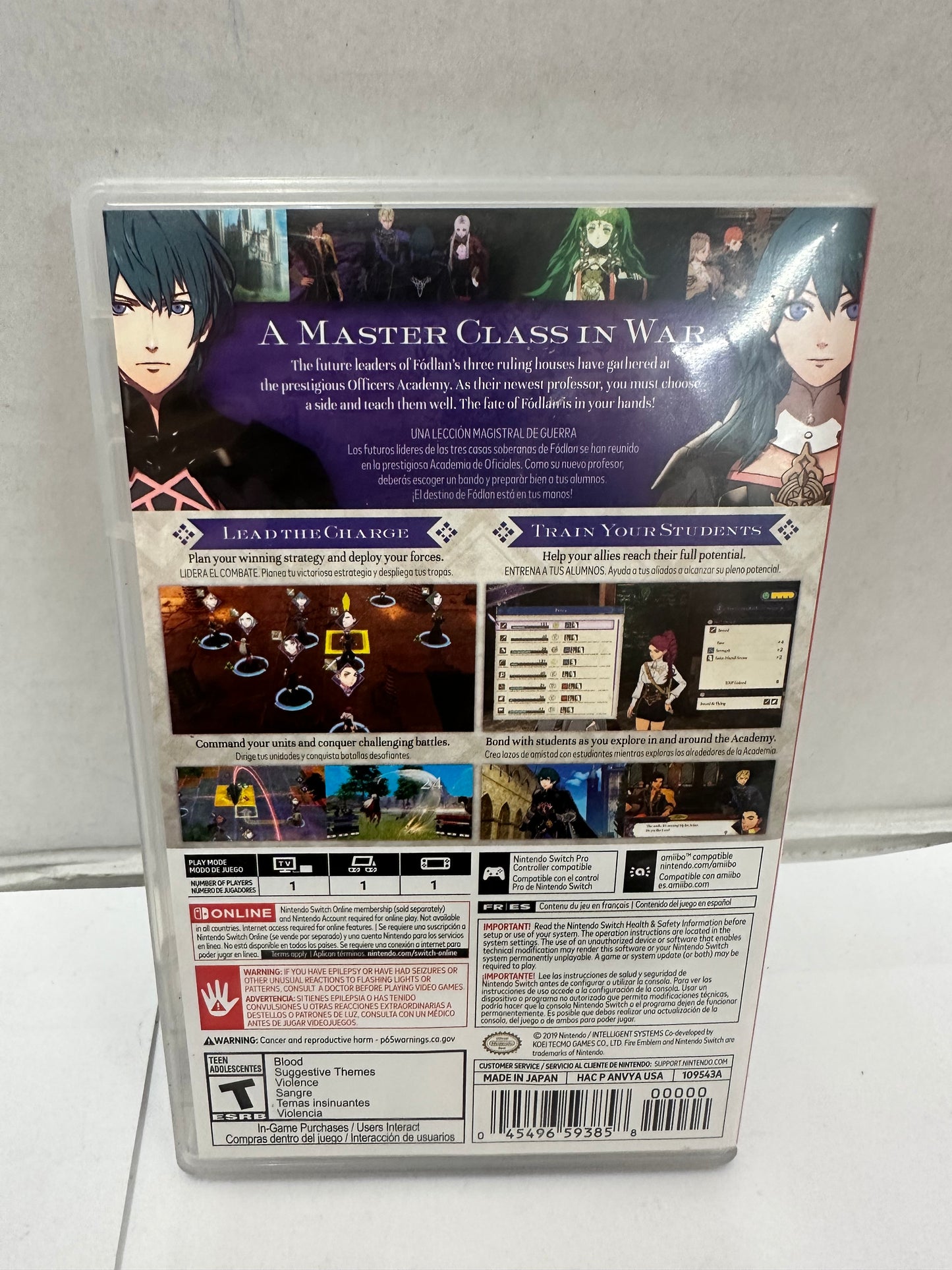 Fire Emblem: Three Houses for Nintendo Switch (Game Cartridge & Case)