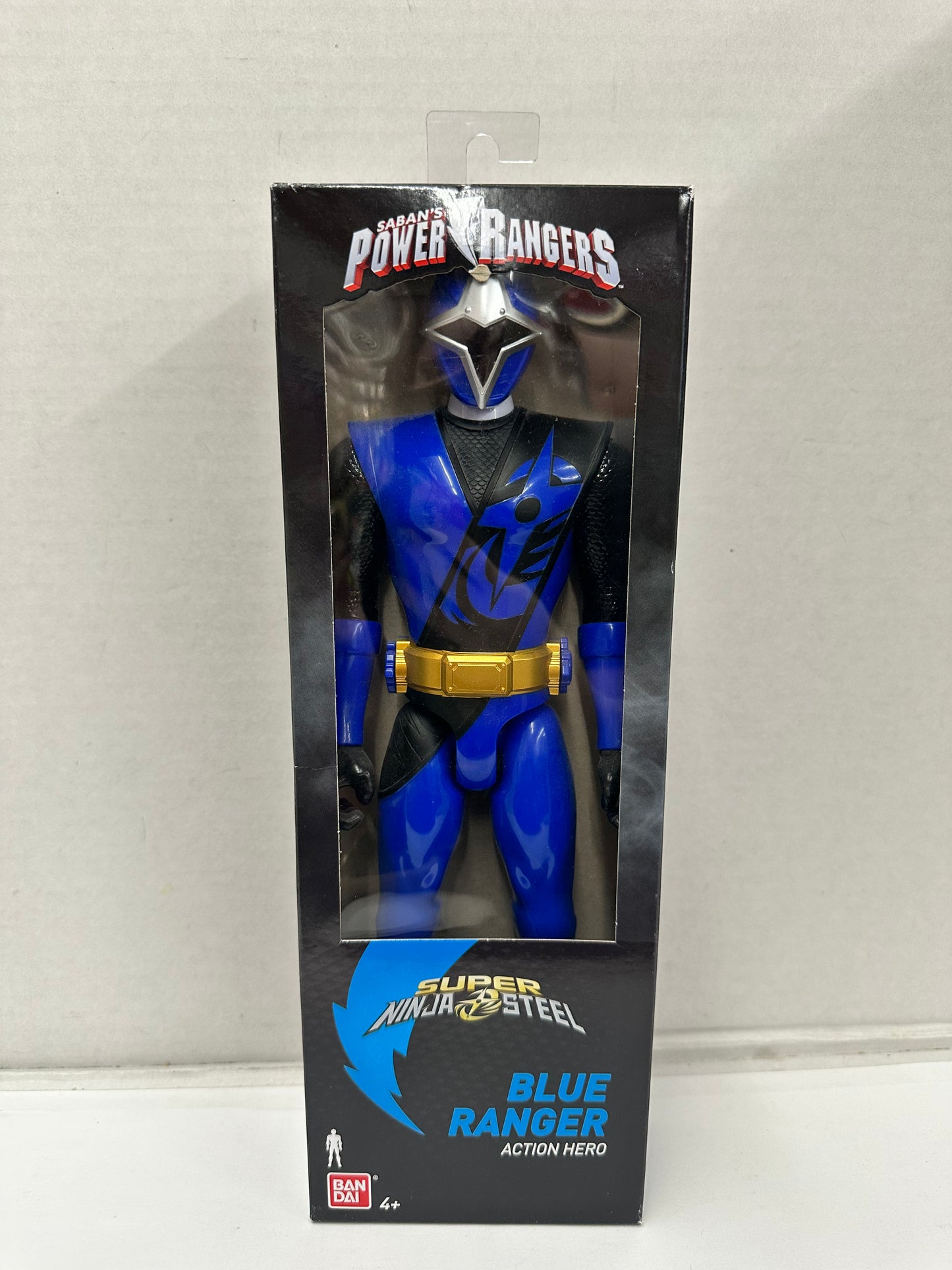 Power Rangers Ninja Steel Blue Ranger 12" Action Hero Figure Bandai 2018 Toy