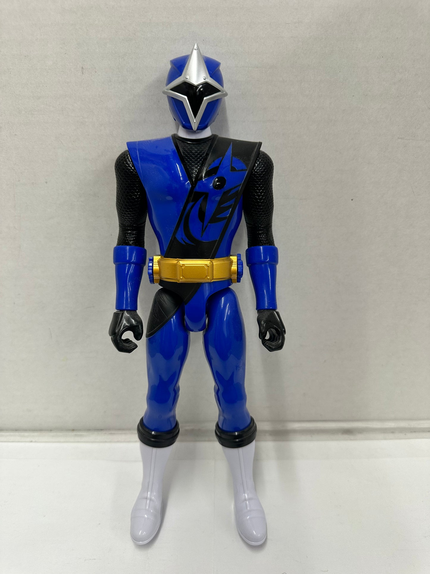 Power Rangers Ninja Steel Blue Ranger 12" Action Hero Figure Bandai 2018 Toy