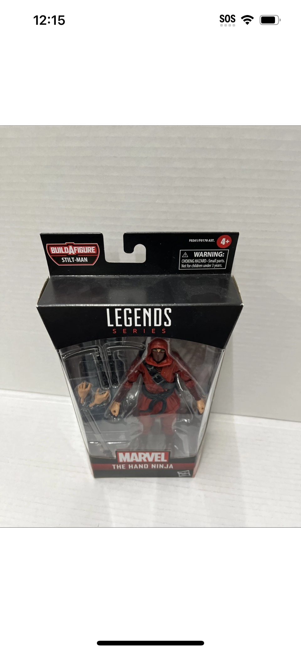 Marvel Legends Series The Hand Ninja 6" Figure with Stilt-Man Legs Pieces MIB