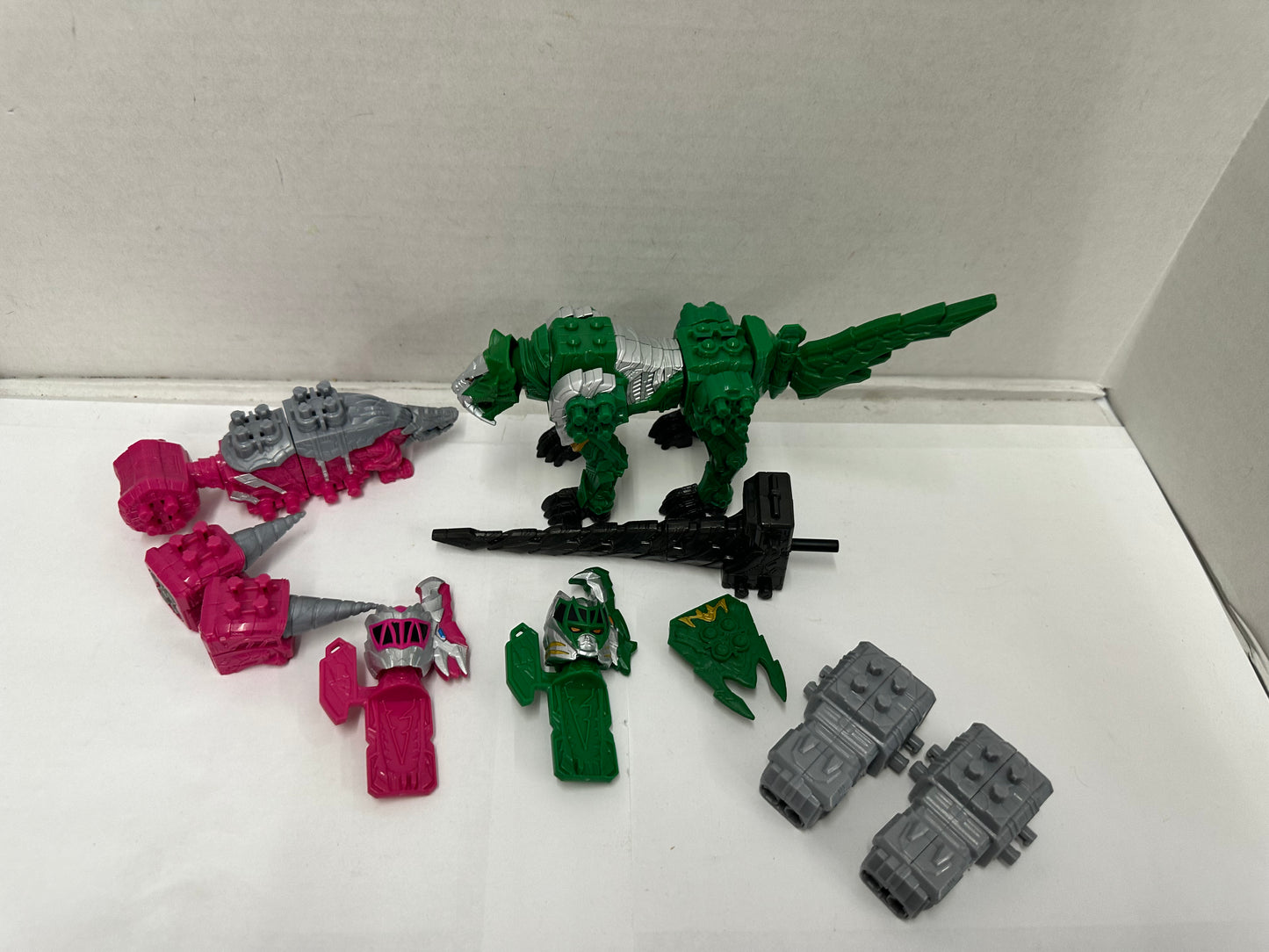 Power Rangers Dino Fury Zord Link Ankylo Hammer Zord & Tiger Claw Zord 2021