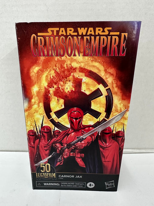 Star Wars Crimson Empire The Black Series 6" Carnor Jax Hasbro BRAND NEW Sealed