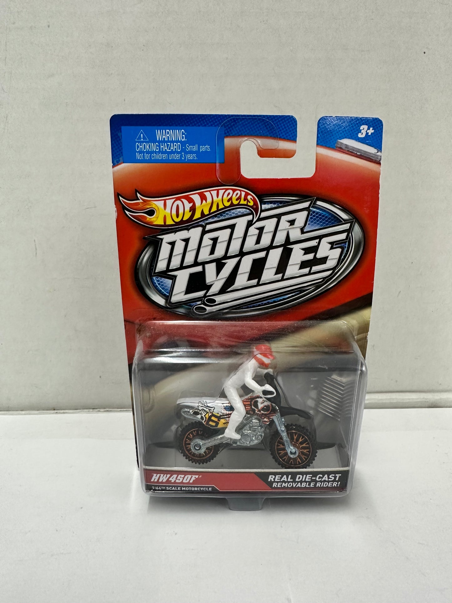 Hot Wheels Motor Cycles HW450F Real Die-Cast Removable Rider D44