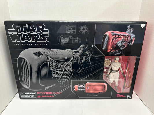 Star Wars Black Series Rey’s Speeder (Jakku) 6” Action Figure New Light Wear