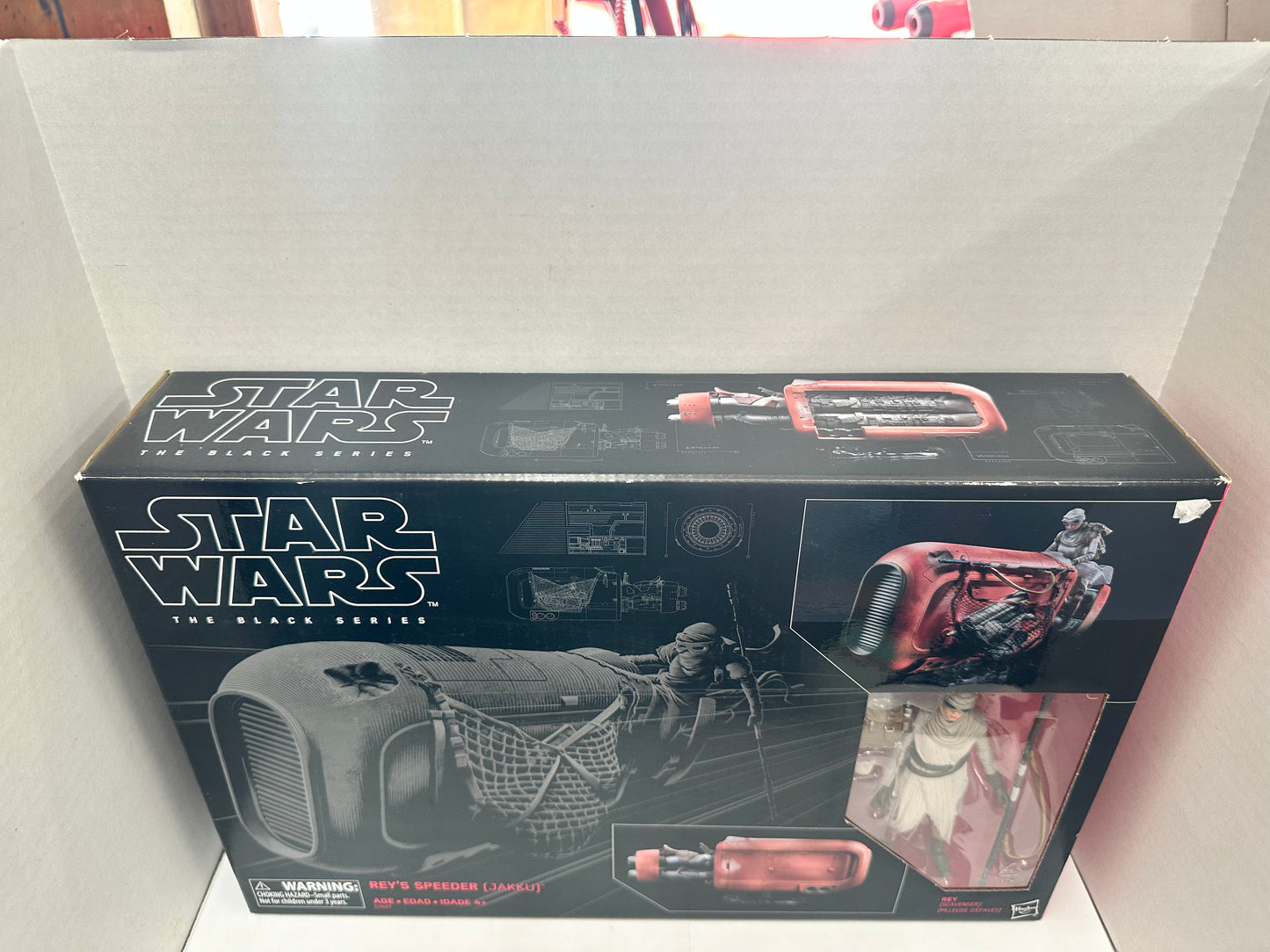 Star Wars Black Series Rey’s Speeder (Jakku) 6” Action Figure New Light Wear