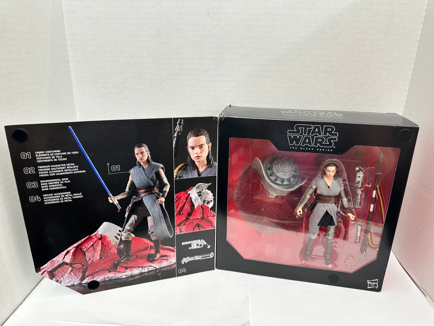 New Star Wars Black Series 6" REY JEDI TRAINING Toys R Us EXCLUSIVE