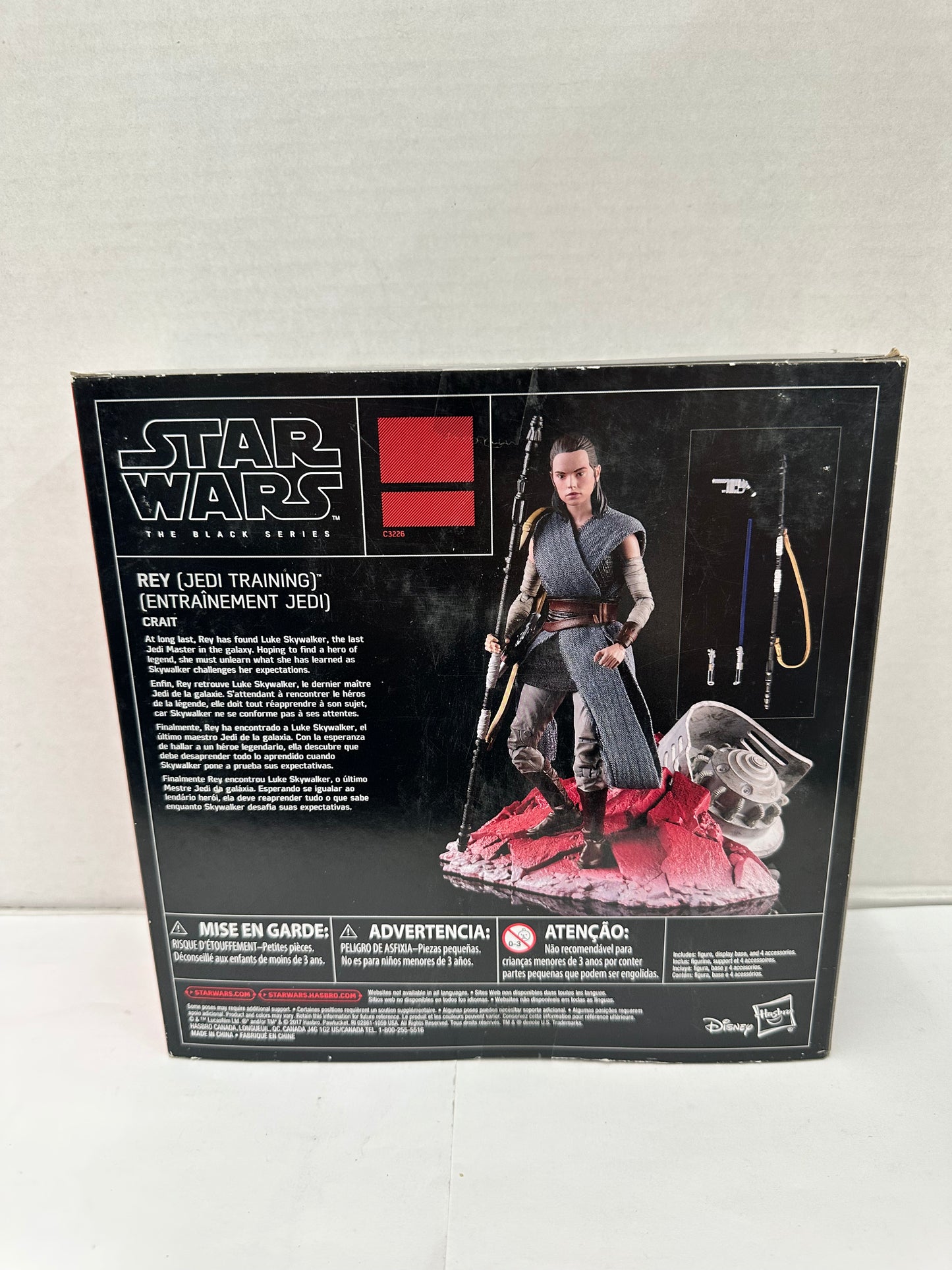 New Star Wars Black Series 6" REY JEDI TRAINING Toys R Us EXCLUSIVE