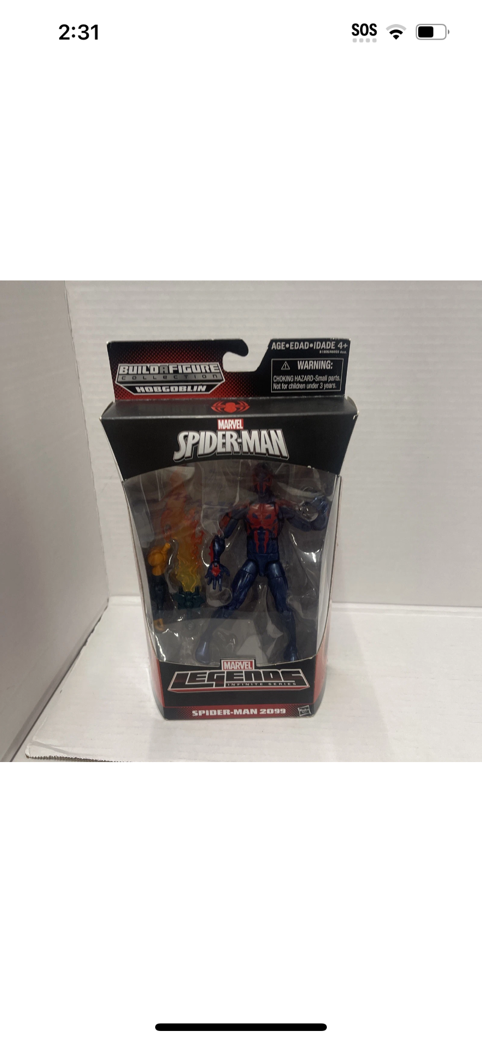 Marvel Legends Hobgoblin BAF SPIDER-MAN 2099 6”