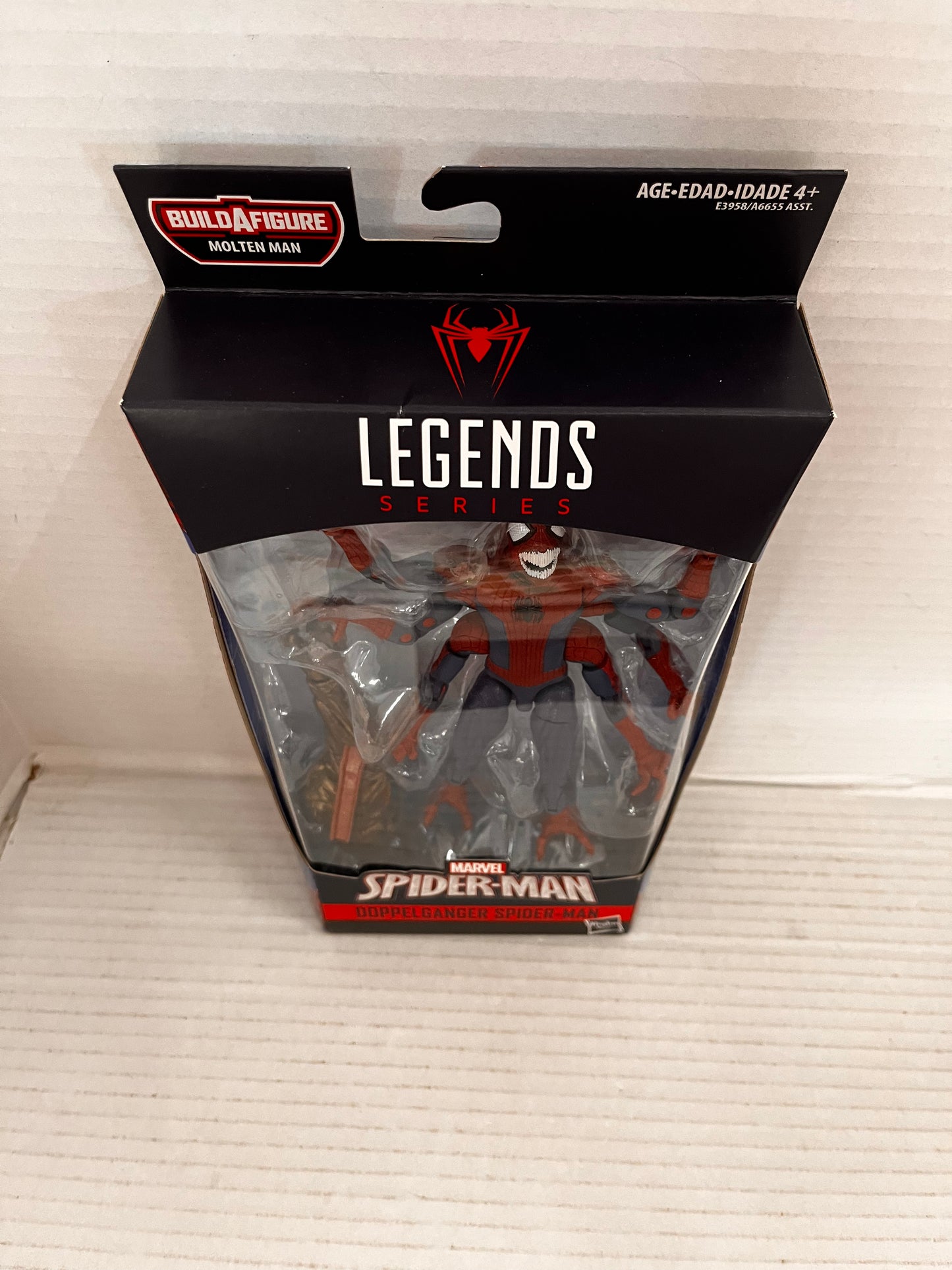 Marvel Legends  6"  Molten Man Series  Doppelganger Spider-Man