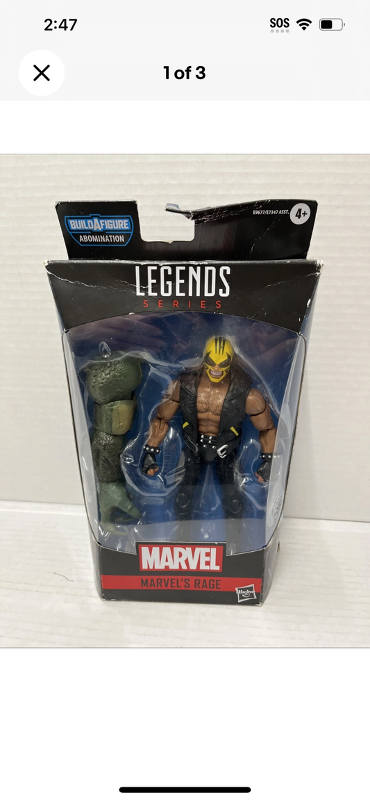 Marvel Legends Gamerverse Rage 6" Action Figure Abomination BAF New