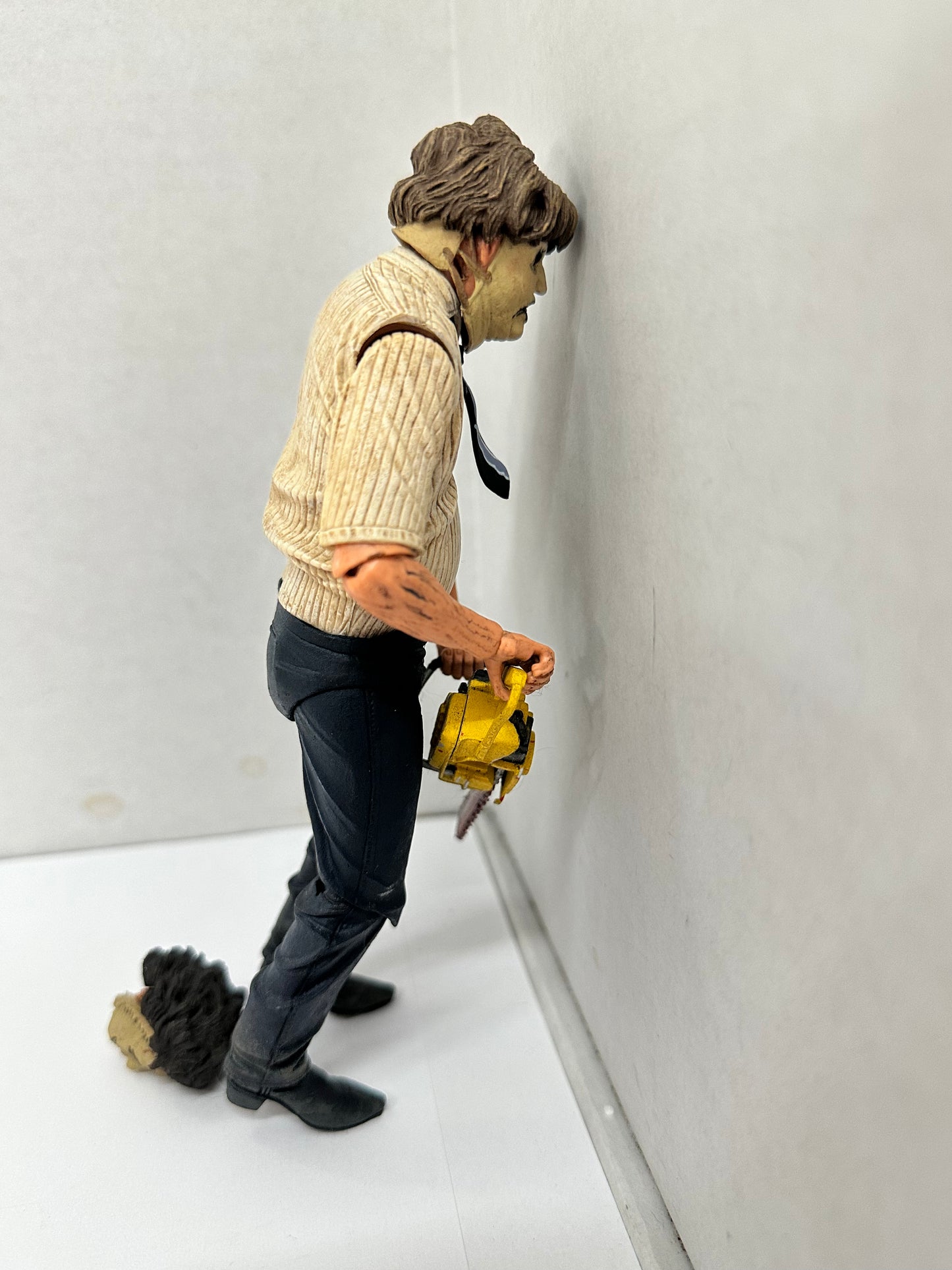 Leatherface Texas Chainsaw Massacre 8" RETRO CLOTHED Action Figure NECA LOOSE
