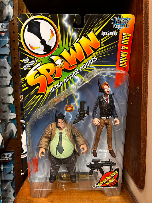 McFarlane Toys Spawn Sam and Twitch Action Figures Series 7  MOC