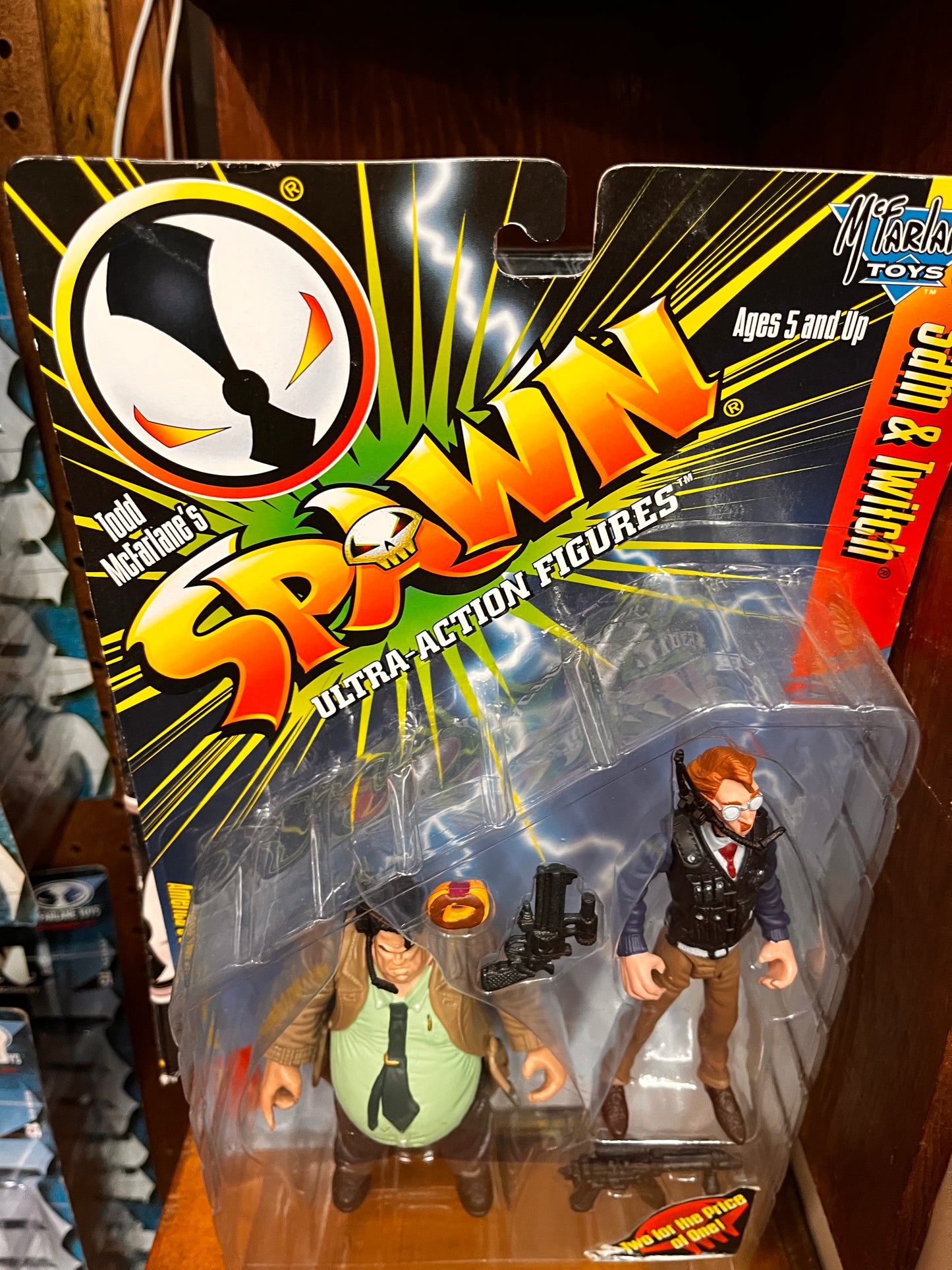 McFarlane Toys Spawn Sam and Twitch Action Figures Series 7  MOC