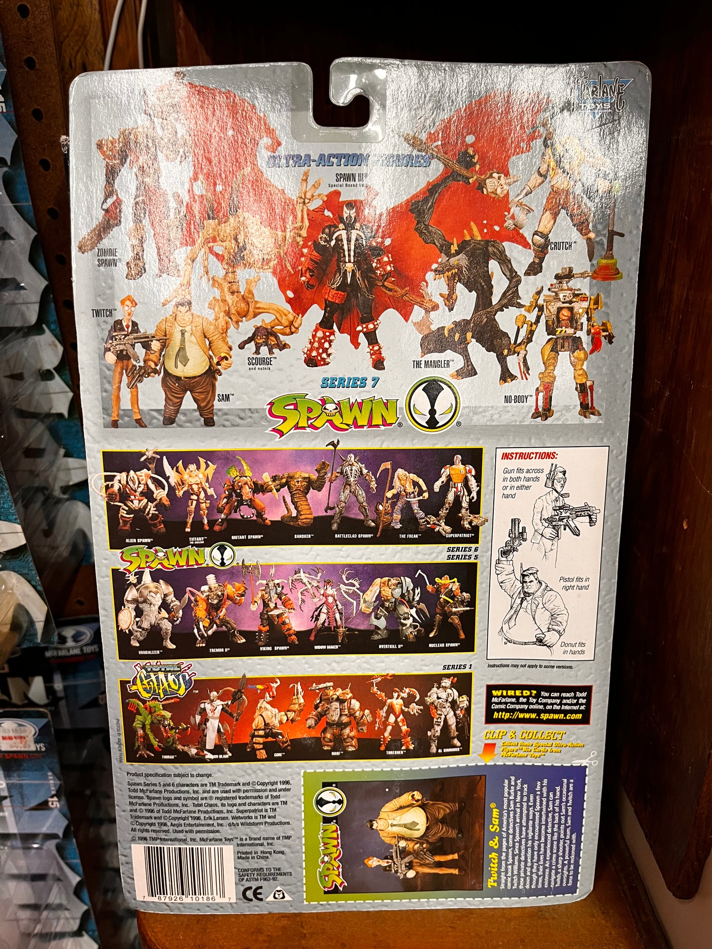 McFarlane Toys Spawn Sam and Twitch Action Figures Series 7  MOC