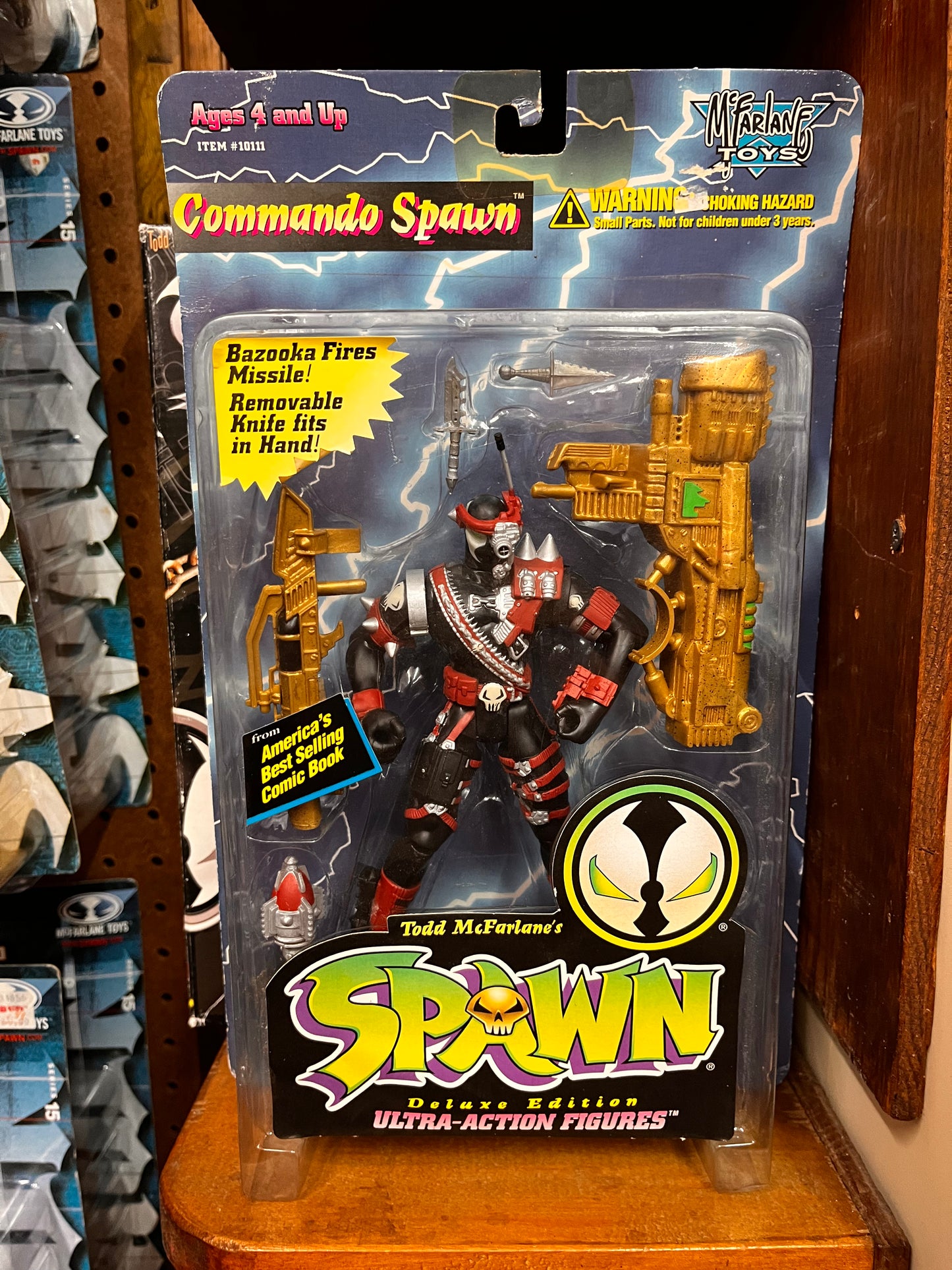 Mcfarlane Toys Deluxe Edition Commando Spawn with Bazooka Fires Action Figure