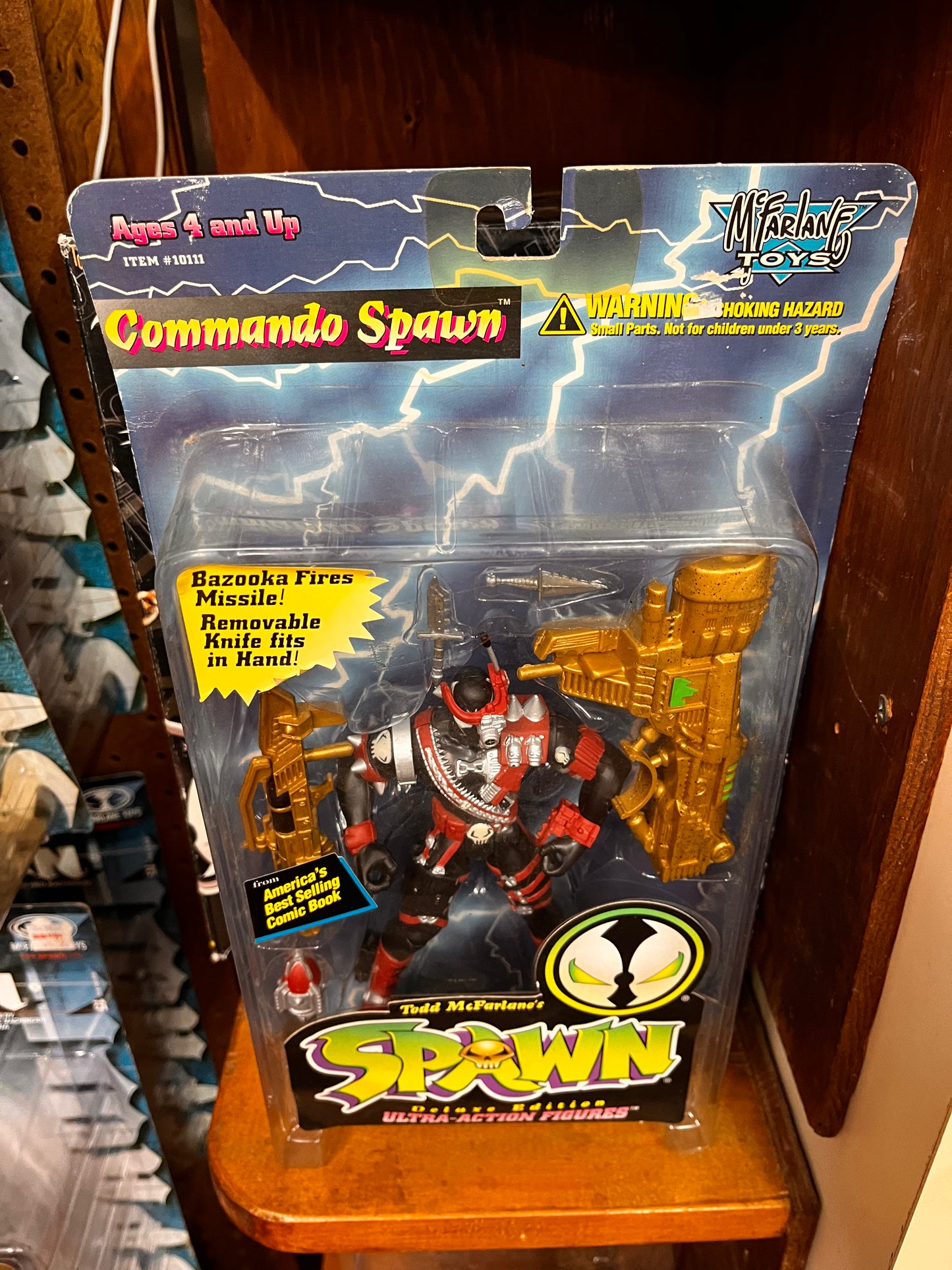 Mcfarlane Toys Deluxe Edition Commando Spawn with Bazooka Fires Action Figure
