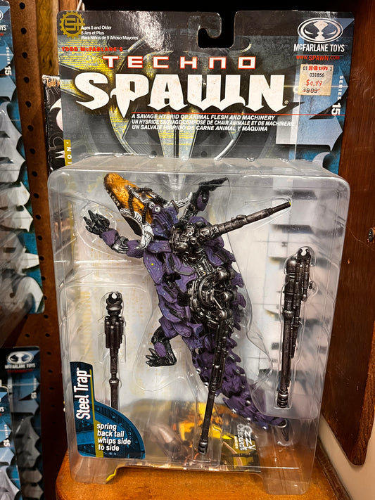 Techno Spawn Steel Trap 1999 Series 15 Mcfarlane Action Figure Toy Articulated