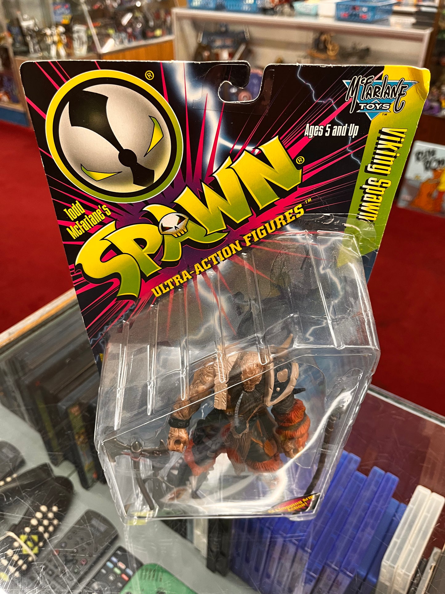 Mcfarlane Toys 1996 Spawn Series 5 Viking Spawn 6 " Action Figure BROWN