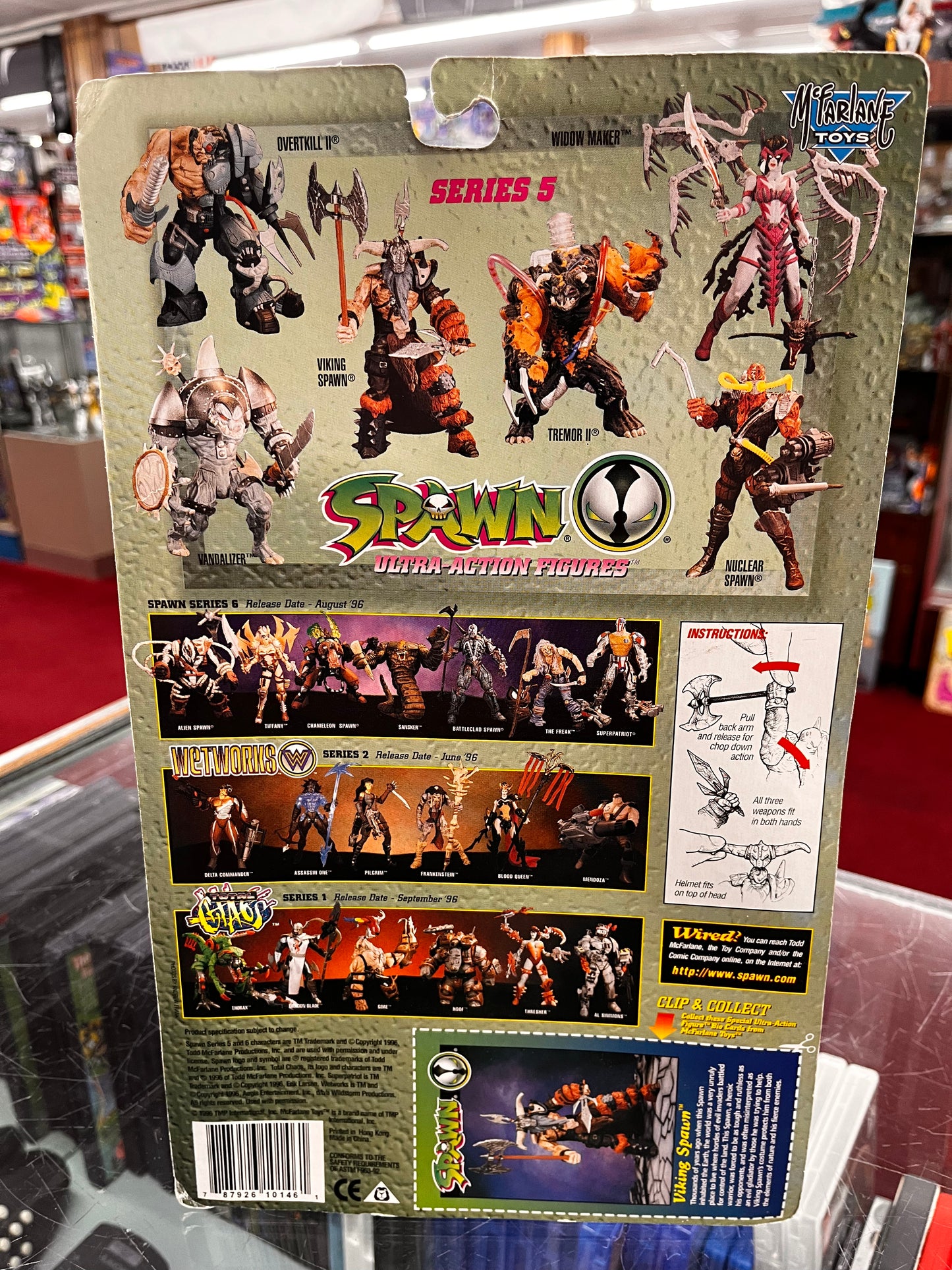 Mcfarlane Toys 1996 Spawn Series 5 Viking Spawn 6 " Action Figure BROWN