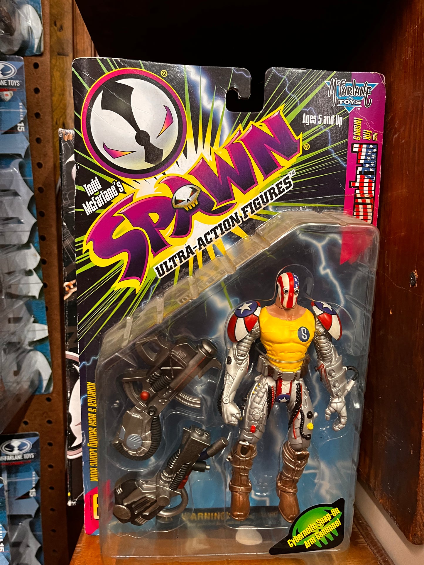 Spawn Super Patriot Ultra Action Figure 1996 Todd McFarlane's NEW