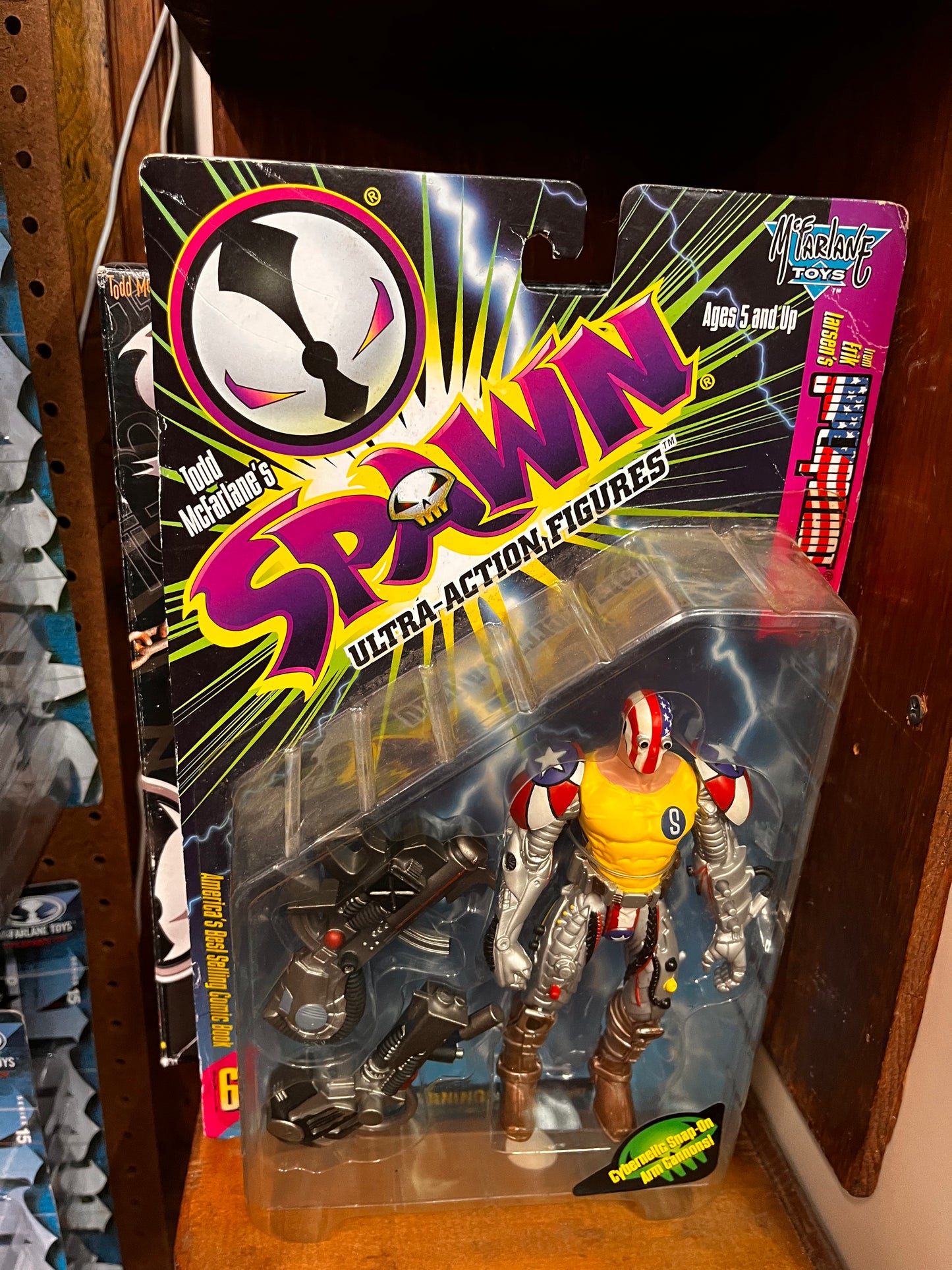 Spawn Super Patriot Ultra Action Figure 1996 Todd McFarlane's NEW