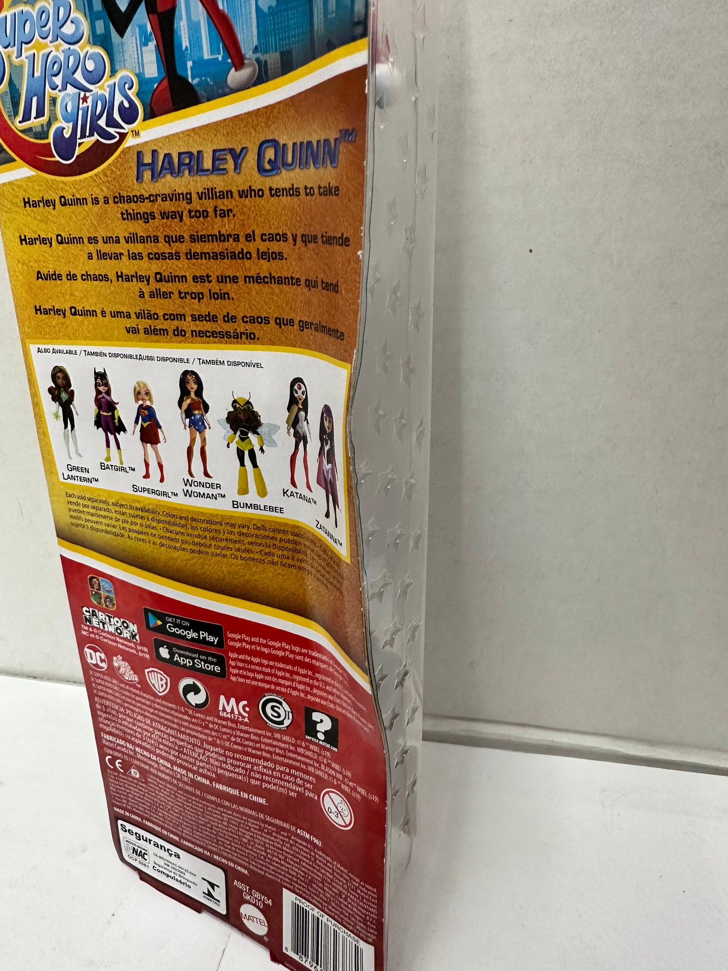 DC Super Hero Girls Harley Quinn Action Doll 2019 Mattel