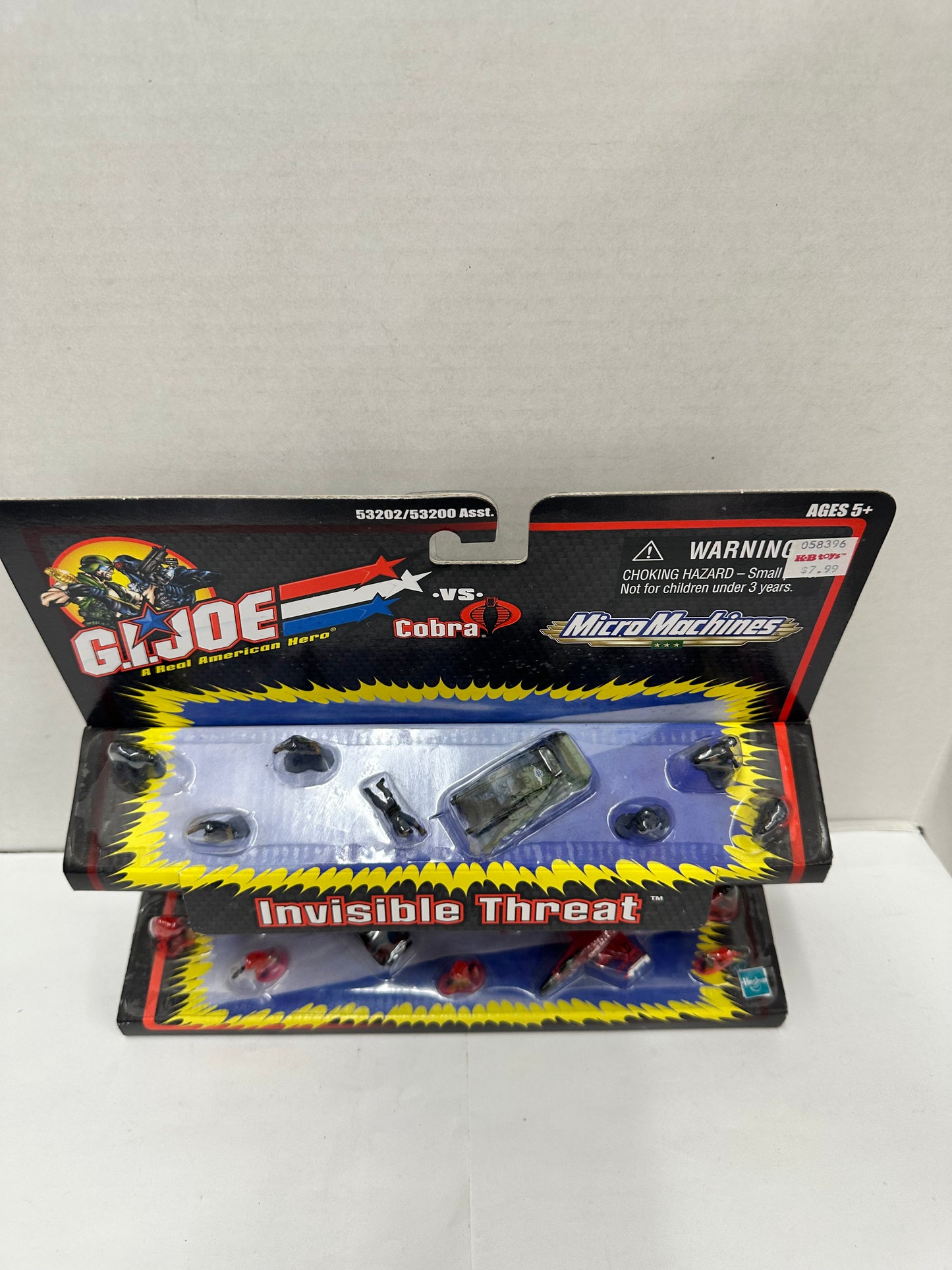 Micro Machines Military NIB.  Hasbro 2002 GI Joe Set.  Invisible Threat.