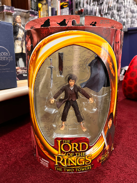 Elven Cloaked Frodo 6" LORD OF THE RINGS ToyBiz Two Towers NEW